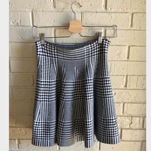 Glen Plaid Flounce Skirt